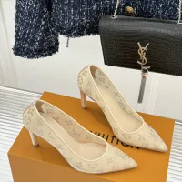 Cheap Louis Vuitton High-Heeled Shoes For Women #1417627 Replica Wholesale [$108.00 USD] [ITEM#1417627] on Replica Louis Vuitton High-Heeled Shoes