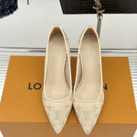 Cheap Louis Vuitton High-Heeled Shoes For Women #1417627 Replica Wholesale [$108.00 USD] [ITEM#1417627] on Replica Louis Vuitton High-Heeled Shoes