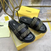 Cheap Fendi Slippers For Men #1417643 Replica Wholesale [$80.00 USD] [ITEM#1417643] on Replica Fendi Slippers