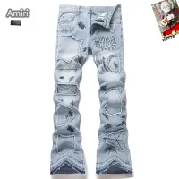 Cheap Amiri Jeans For Men #1417680 Replica Wholesale [$48.00 USD] [ITEM#1417680] on Replica Amiri Jeans