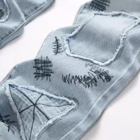 Cheap Amiri Jeans For Men #1417680 Replica Wholesale [$48.00 USD] [ITEM#1417680] on Replica Amiri Jeans