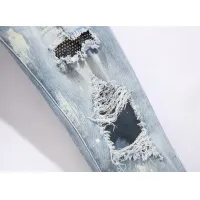 Cheap Amiri Jeans For Men #1417688 Replica Wholesale [$48.00 USD] [ITEM#1417688] on Replica Amiri Jeans