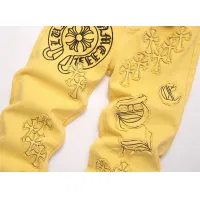 Cheap Chrome Hearts Jeans For Men #1417706 Replica Wholesale [$48.00 USD] [ITEM#1417706] on Replica Chrome Hearts Jeans
