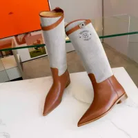 Cheap Hermes Boots For Women #1417708 Replica Wholesale [$200.00 USD] [ITEM#1417708] on Replica Hermes Boots