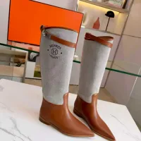 Cheap Hermes Boots For Women #1417708 Replica Wholesale [$200.00 USD] [ITEM#1417708] on Replica Hermes Boots