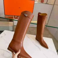 Cheap Hermes Boots For Women #1417710 Replica Wholesale [$200.00 USD] [ITEM#1417710] on Replica Hermes Boots