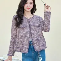 Cheap Chanel Coats Long Sleeved For Women #1417732 Replica Wholesale [$82.00 USD] [ITEM#1417732] on Replica Chanel Coats