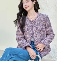 Cheap Chanel Coats Long Sleeved For Women #1417732 Replica Wholesale [$82.00 USD] [ITEM#1417732] on Replica Chanel Coats