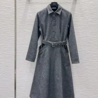 Cheap Christian Dior Dresses Long Sleeved For Women #1417733 Replica Wholesale [$108.00 USD] [ITEM#1417733] on Replica Christian Dior Dresses