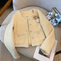 Cheap Chanel Coats Long Sleeved For Women #1417737 Replica Wholesale [$82.00 USD] [ITEM#1417737] on Replica Chanel Coats