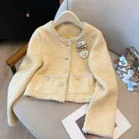 Cheap Chanel Coats Long Sleeved For Women #1417737 Replica Wholesale [$82.00 USD] [ITEM#1417737] on Replica Chanel Coats