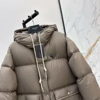 Cheap Prada Down Feather Coat Long Sleeved For Women #1417739 Replica Wholesale [$118.00 USD] [ITEM#1417739] on Replica Prada Down Feather Coat