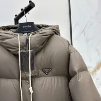 Cheap Prada Down Feather Coat Long Sleeved For Women #1417739 Replica Wholesale [$118.00 USD] [ITEM#1417739] on Replica Prada Down Feather Coat