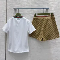 Cheap Gucci Tracksuits Short Sleeved For Women #1417741 Replica Wholesale [$98.00 USD] [ITEM#1417741] on Replica Gucci Tracksuits
