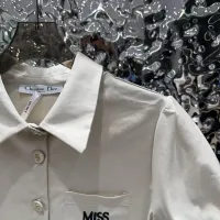 Cheap Christian Dior Tracksuits Short Sleeved For Women #1417742 Replica Wholesale [$112.00 USD] [ITEM#1417742] on Replica Christian Dior Tracksuits