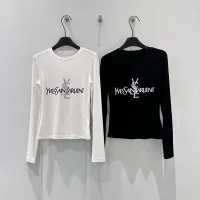 Cheap Yves Saint Laurent YSL T-shirts Long Sleeved For Women #1417746 Replica Wholesale [$68.00 USD] [ITEM#1417746] on Replica Yves Saint Laurent YSL T-shirts