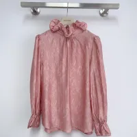 Cheap Christian Dior Shirts Long Sleeved For Women #1417747 Replica Wholesale [$85.00 USD] [ITEM#1417747] on Replica Christian Dior Shirts