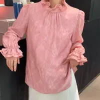 Cheap Christian Dior Shirts Long Sleeved For Women #1417747 Replica Wholesale [$85.00 USD] [ITEM#1417747] on Replica Christian Dior Shirts