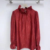 Cheap Christian Dior Shirts Long Sleeved For Women #1417748 Replica Wholesale [$85.00 USD] [ITEM#1417748] on Replica Christian Dior Shirts