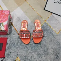Cheap Dolce &amp; Gabbana D&amp;G Slippers For Women #1417752 Replica Wholesale [$125.00 USD] [ITEM#1417752] on Replica Dolce &amp; Gabbana D&amp;G Slippers