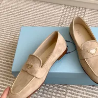 Cheap Prada Leather Shoes For Women #1417843 Replica Wholesale [$105.00 USD] [ITEM#1417843] on Replica Prada Leather Shoes