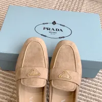 Cheap Prada Leather Shoes For Women #1417843 Replica Wholesale [$105.00 USD] [ITEM#1417843] on Replica Prada Leather Shoes