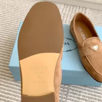 Cheap Prada Leather Shoes For Women #1417845 Replica Wholesale [$105.00 USD] [ITEM#1417845] on Replica Prada Leather Shoes