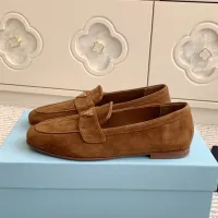 Cheap Prada Leather Shoes For Women #1417849 Replica Wholesale [$105.00 USD] [ITEM#1417849] on Replica Prada Leather Shoes