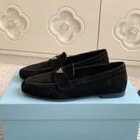 Cheap Prada Leather Shoes For Women #1417851 Replica Wholesale [$105.00 USD] [ITEM#1417851] on Replica Prada Leather Shoes
