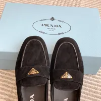 Cheap Prada Leather Shoes For Women #1417851 Replica Wholesale [$105.00 USD] [ITEM#1417851] on Replica Prada Leather Shoes