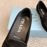 Cheap Prada Leather Shoes For Women #1417851 Replica Wholesale [$105.00 USD] [ITEM#1417851] on Replica Prada Leather Shoes