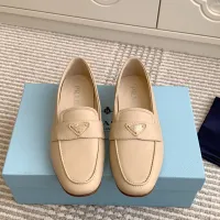 Cheap Prada Leather Shoes For Women #1417853 Replica Wholesale [$105.00 USD] [ITEM#1417853] on Replica Prada Leather Shoes