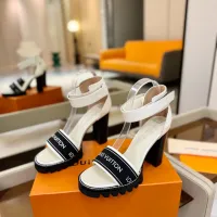 Cheap Louis Vuitton Sandal For Women #1417909 Replica Wholesale [$132.00 USD] [ITEM#1417909] on Replica Louis Vuitton Sandal