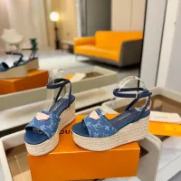 Cheap Louis Vuitton Sandal For Women #1417916 Replica Wholesale [$132.00 USD] [ITEM#1417916] on Replica Louis Vuitton Sandal