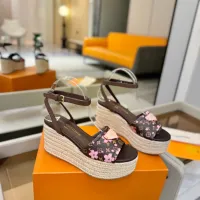 Cheap Louis Vuitton Sandal For Women #1417918 Replica Wholesale [$132.00 USD] [ITEM#1417918] on Replica Louis Vuitton Sandal