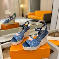 Cheap Louis Vuitton Sandal For Women #1417922 Replica Wholesale [$132.00 USD] [ITEM#1417922] on Replica Louis Vuitton Sandal