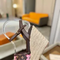 Cheap Louis Vuitton Sandal For Women #1417924 Replica Wholesale [$132.00 USD] [ITEM#1417924] on Replica Louis Vuitton Sandal