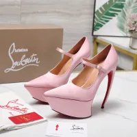 Cheap Christian Louboutin High-heeled shoes For Women #1417933 Replica Wholesale [$128.00 USD] [ITEM#1417933] on Replica Christian Louboutin High-heeled shoes