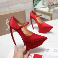 Cheap Christian Louboutin High-heeled shoes For Women #1417935 Replica Wholesale [$128.00 USD] [ITEM#1417935] on Replica Christian Louboutin High-heeled shoes