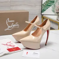 Cheap Christian Louboutin High-heeled shoes For Women #1417937 Replica Wholesale [$128.00 USD] [ITEM#1417937] on Replica Christian Louboutin High-heeled shoes