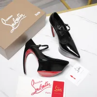 Cheap Christian Louboutin High-heeled shoes For Women #1417940 Replica Wholesale [$128.00 USD] [ITEM#1417940] on Replica Christian Louboutin High-heeled shoes