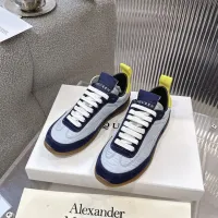 Cheap Alexander McQueen Casual Shoes For Men #1417954 Replica Wholesale [$100.00 USD] [ITEM#1417954] on Replica Alexander McQueen Casual Shoes