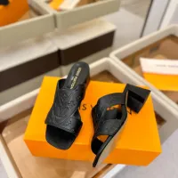 Cheap Louis Vuitton Slippers For Women #1417998 Replica Wholesale [$112.00 USD] [ITEM#1417998] on Replica Louis Vuitton Slippers