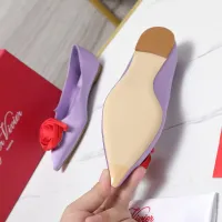 Cheap Roger Vivier RV Flat Shoes For Women #1418119 Replica Wholesale [$115.00 USD] [ITEM#1418119] on Replica Roger Vivier RV Flat Shoes