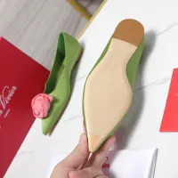 Cheap Roger Vivier RV Flat Shoes For Women #1418120 Replica Wholesale [$115.00 USD] [ITEM#1418120] on Replica Roger Vivier RV Flat Shoes