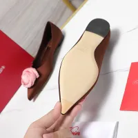 Cheap Roger Vivier RV Flat Shoes For Women #1418121 Replica Wholesale [$115.00 USD] [ITEM#1418121] on Replica Roger Vivier RV Flat Shoes