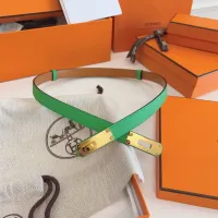 Cheap Hermes AAA Quality Belts In 1.8cm For Women #1418193 Replica Wholesale [$52.00 USD] [ITEM#1418193] on Replica Hermes AAA Quality Belts