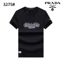 Cheap Prada T-Shirts Short Sleeved For Men #1418258 Replica Wholesale [$27.00 USD] [ITEM#1418258] on Replica Prada T-Shirts