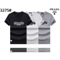 Cheap Prada T-Shirts Short Sleeved For Men #1418258 Replica Wholesale [$27.00 USD] [ITEM#1418258] on Replica Prada T-Shirts