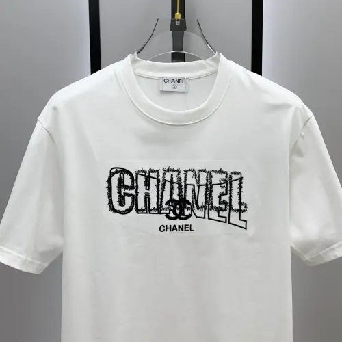 Cheap Chanel T-Shirts Short Sleeved For Men #1418300 Replica Wholesale [$60.00 USD] [ITEM#1418300] on Replica Chanel T-Shirts